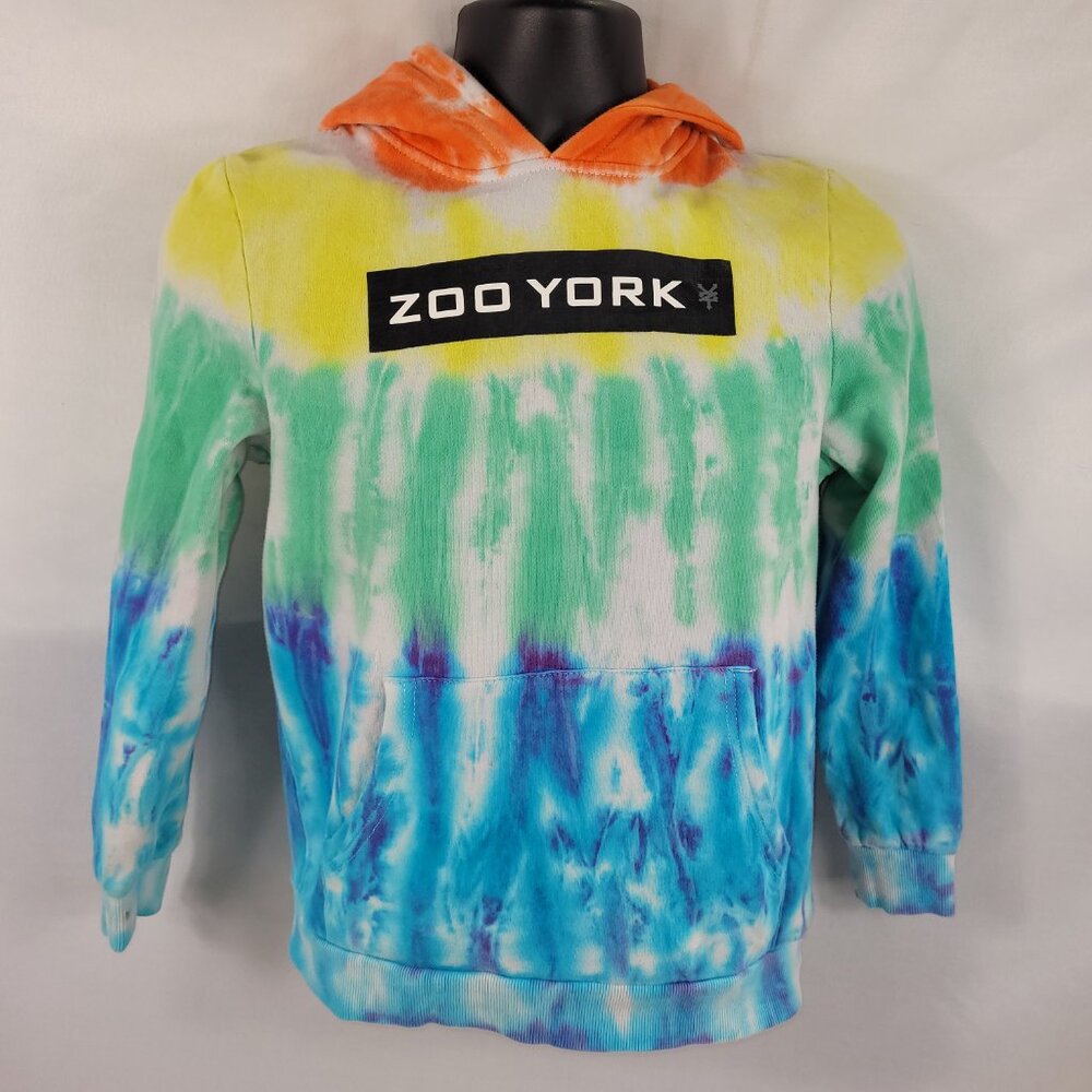 Zoo York Pullover Skateboard Hoodie Tie Dye Youth size Medium